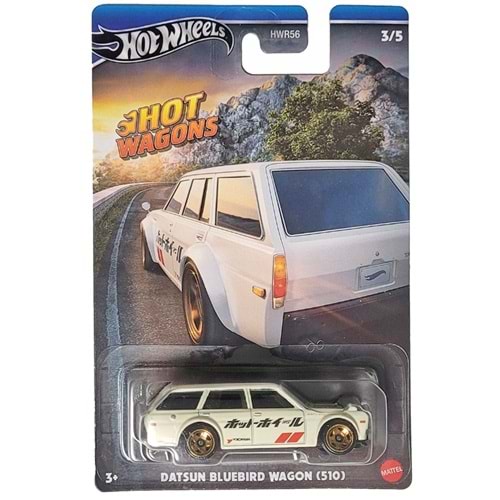 Mattel Hot Wheels - Hot Wagons, Datsun Bluebird Wagon (510) HWR56 / HRR88