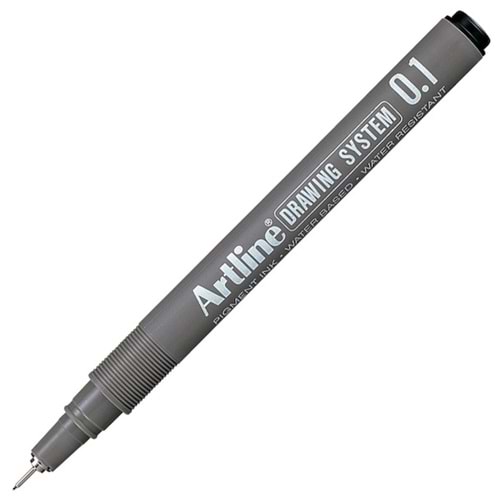 Artline Pigment Çizim Kalemi Siyah 01 Uçlu