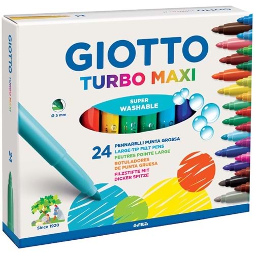 Giotto Tutbo Maxi keçeli Kalem 24 lü