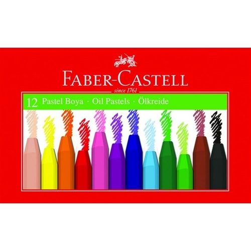 Faber Castell 12 li Pastel Boya Karton Kutu