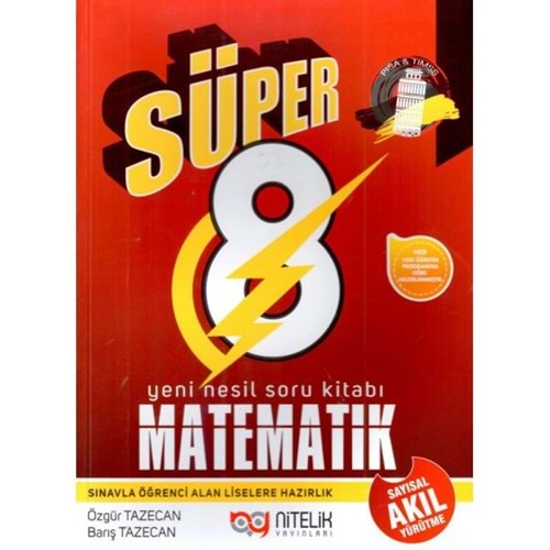 Nitelik Süper 8. Sınıf Matematik Soru Bankası