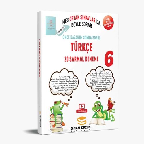Sinan Kuzucu 6. Sınıf Deneme Türkçe