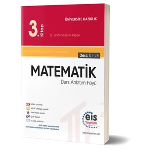 Eis Tyt Ayt Daf Ders Anlatım Föyü Matematik 3. Kitap