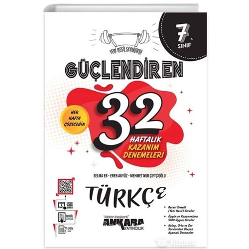 Amkara 7. Sınıf 32 Haftalık Deneme Türkçe