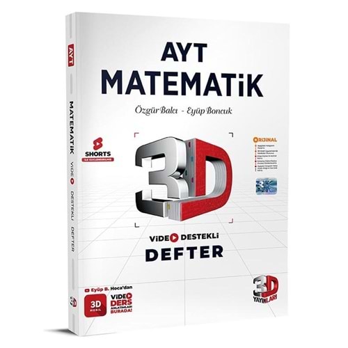 3D Ayt Matematik Defteri